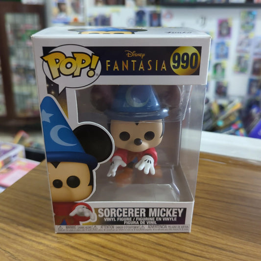 Sorcerer Mickey 990 ~ Disney: Fantasia ~ Funko Pop Vinyl FRENLY BRICKS - Open 7 Days