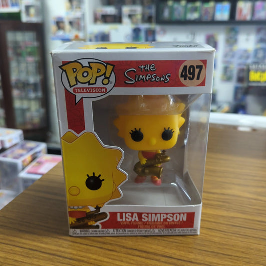 FUNKO POP VINYL LISA SIMPSON 497 Simpsons FRENLY BRICKS
