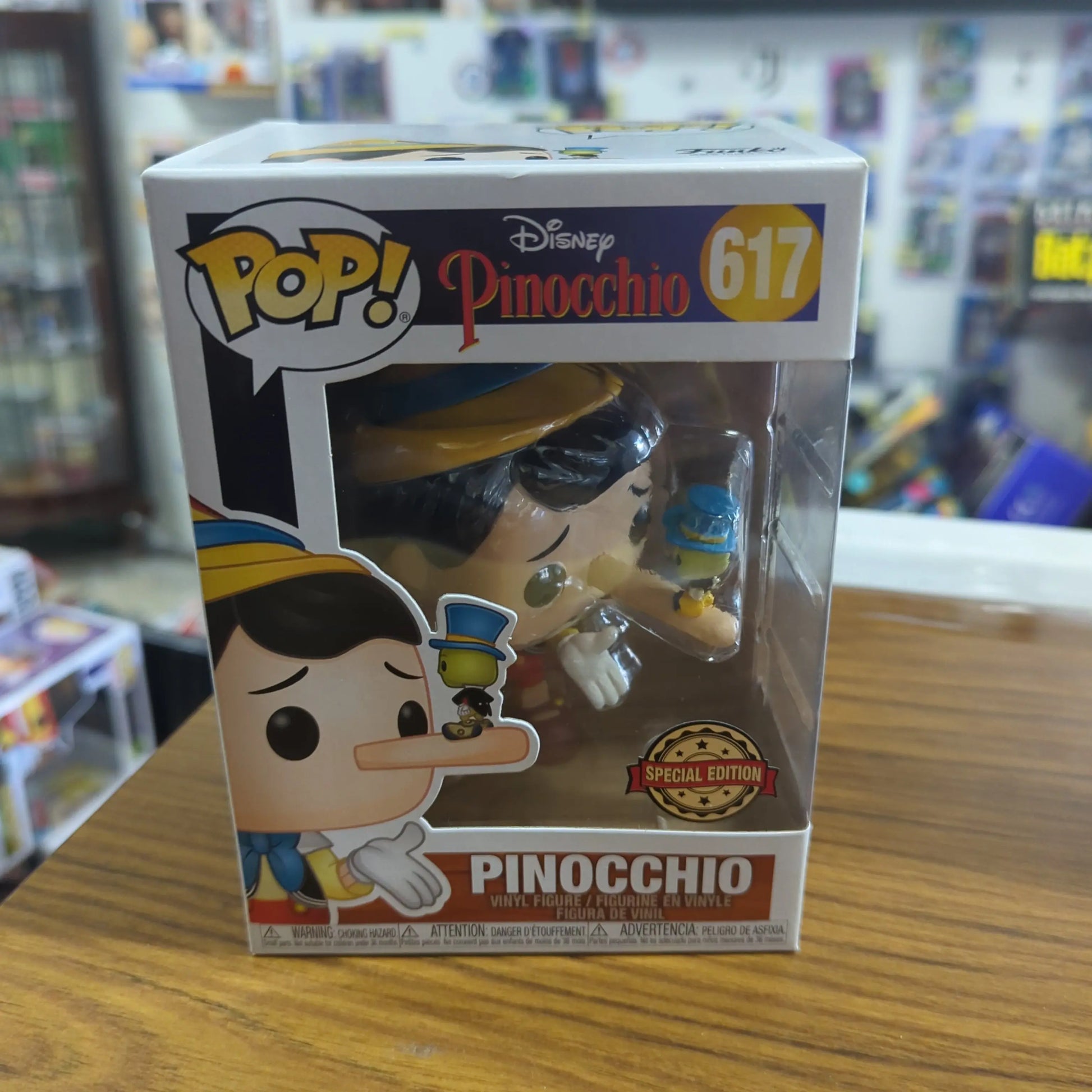 Disney Funko Pop - Pinocchio - No. 617 FRENLY BRICKS - Open 7 Days