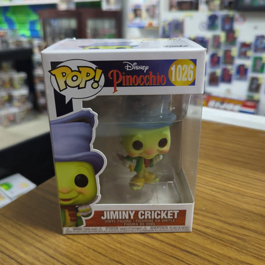 Funko Pop! Disney: Pinocchio Jiminy Cricket #1026 Vinyl Figure FRENLY BRICKS - Open 7 Days