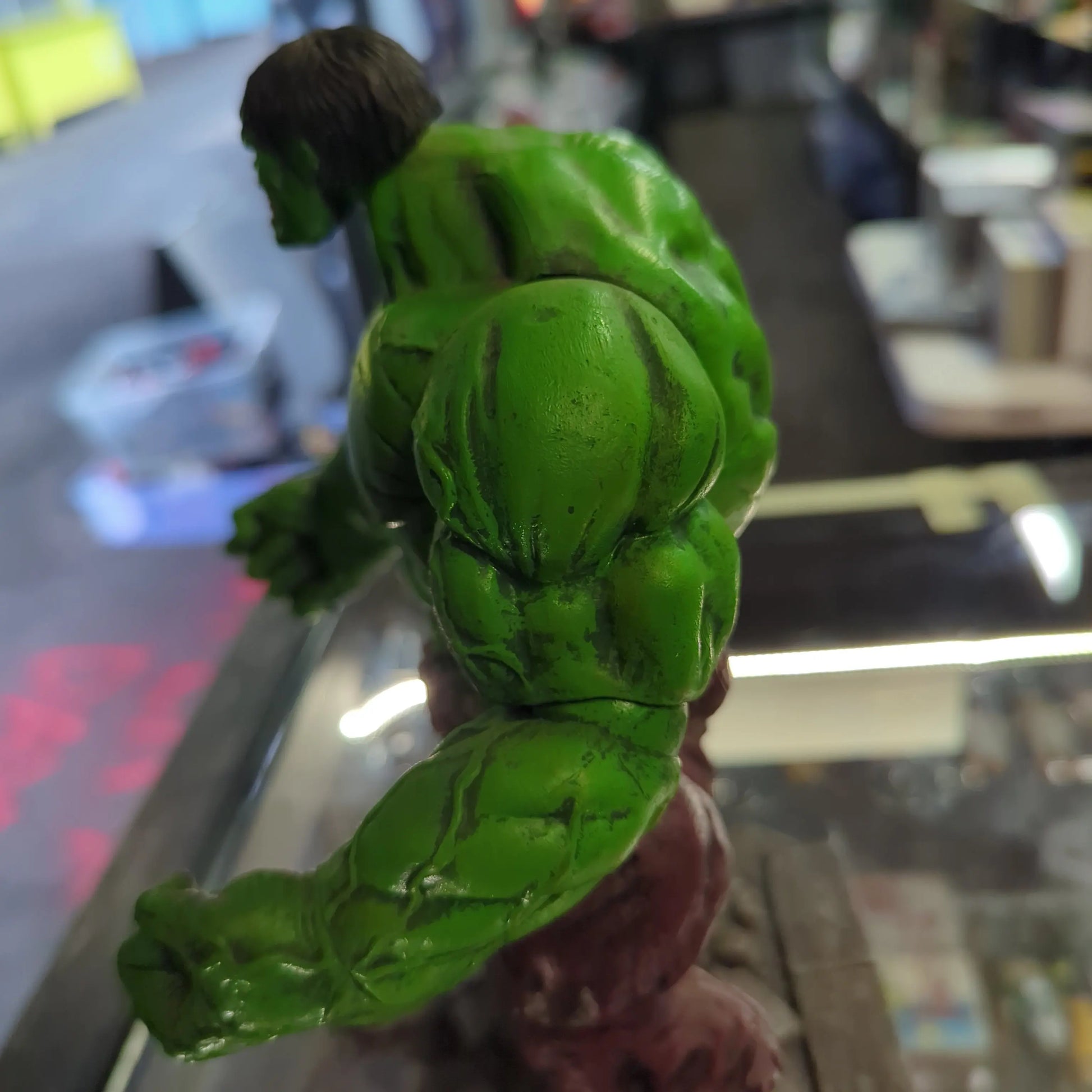 2013 DST Marvel Diamond Select Incredible RAMPAGING Hulk Figure 10"  WITH BASE FRENLY BRICKS - Open 7 Days