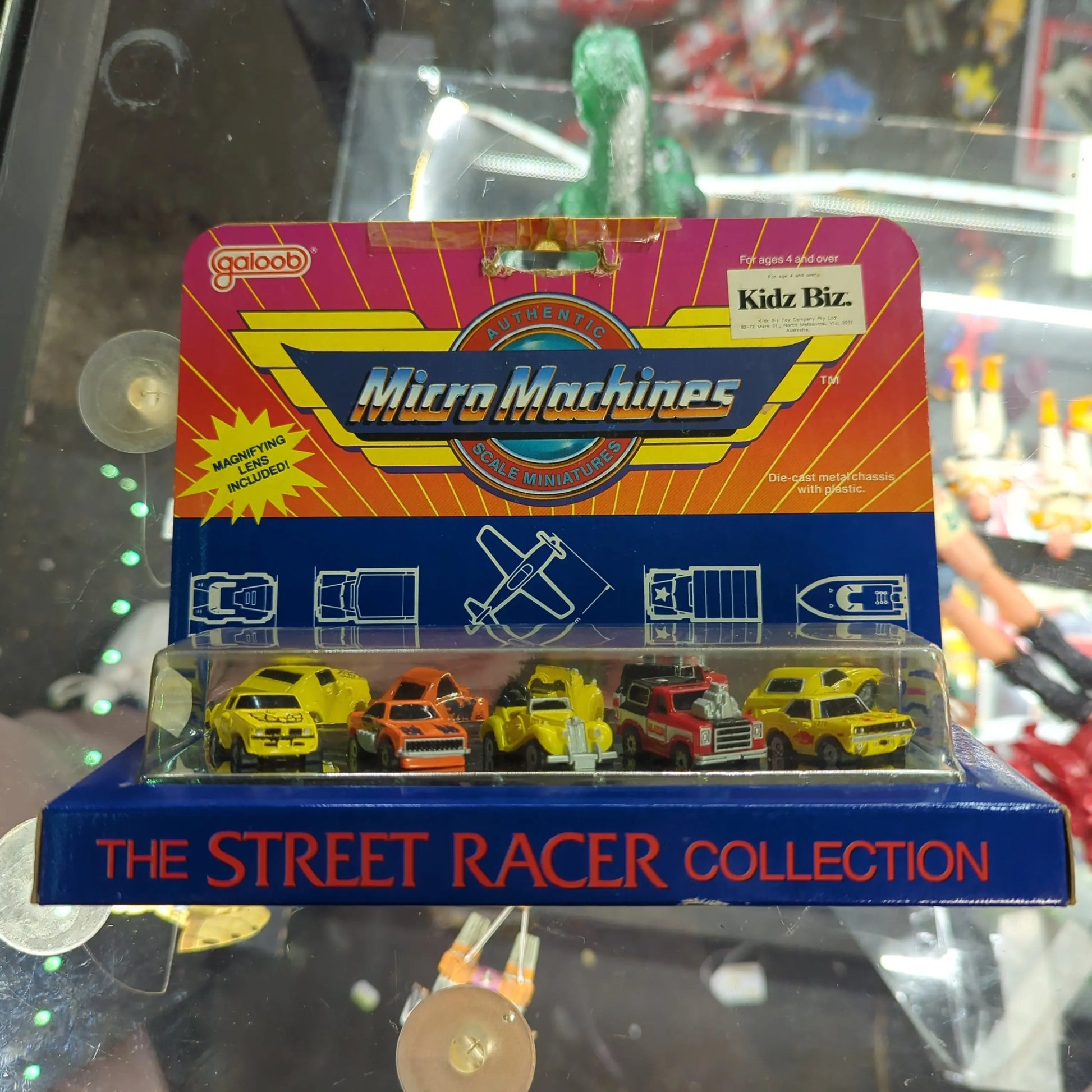 Vintage NOS 1980s Micro Machines the street racer collection FRENLY BRICKS - Open 7 Days