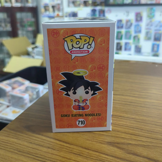 Funko Pop Dragon Ball Z Goku Eating Noodles Figure #710 Special Edition FRENLY BRICKS - Open 7 Days