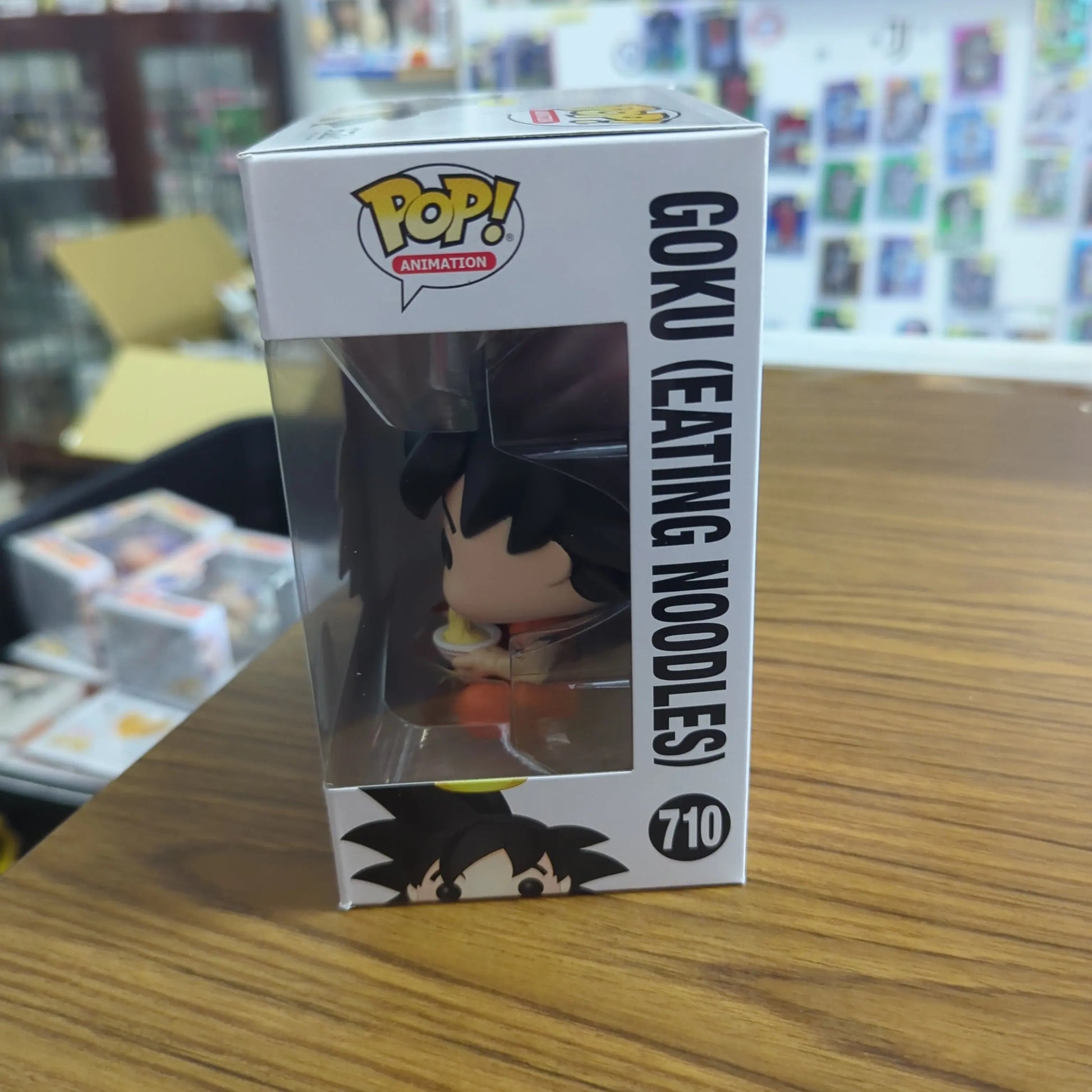 Funko Pop Dragon Ball Z Goku Eating Noodles Figure #710 Special Edition FRENLY BRICKS - Open 7 Days