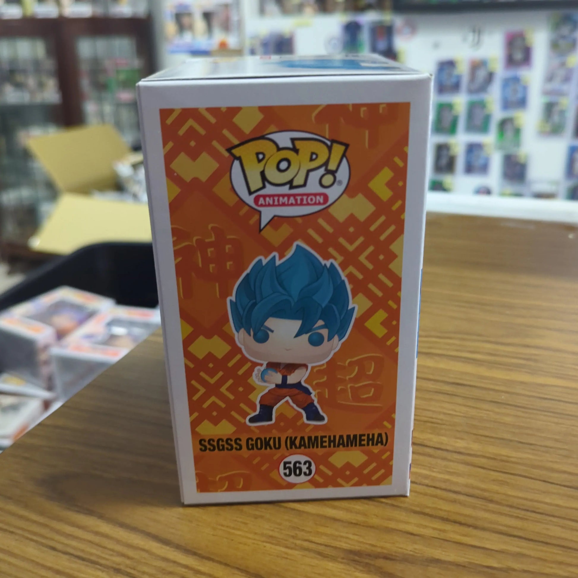 Dragon Ball Super - SSGSS Goku Kamehameha Metallic Pop! Vinyl Figure (RS) #563 Faded FRENLY BRICKS - Open 7 Days