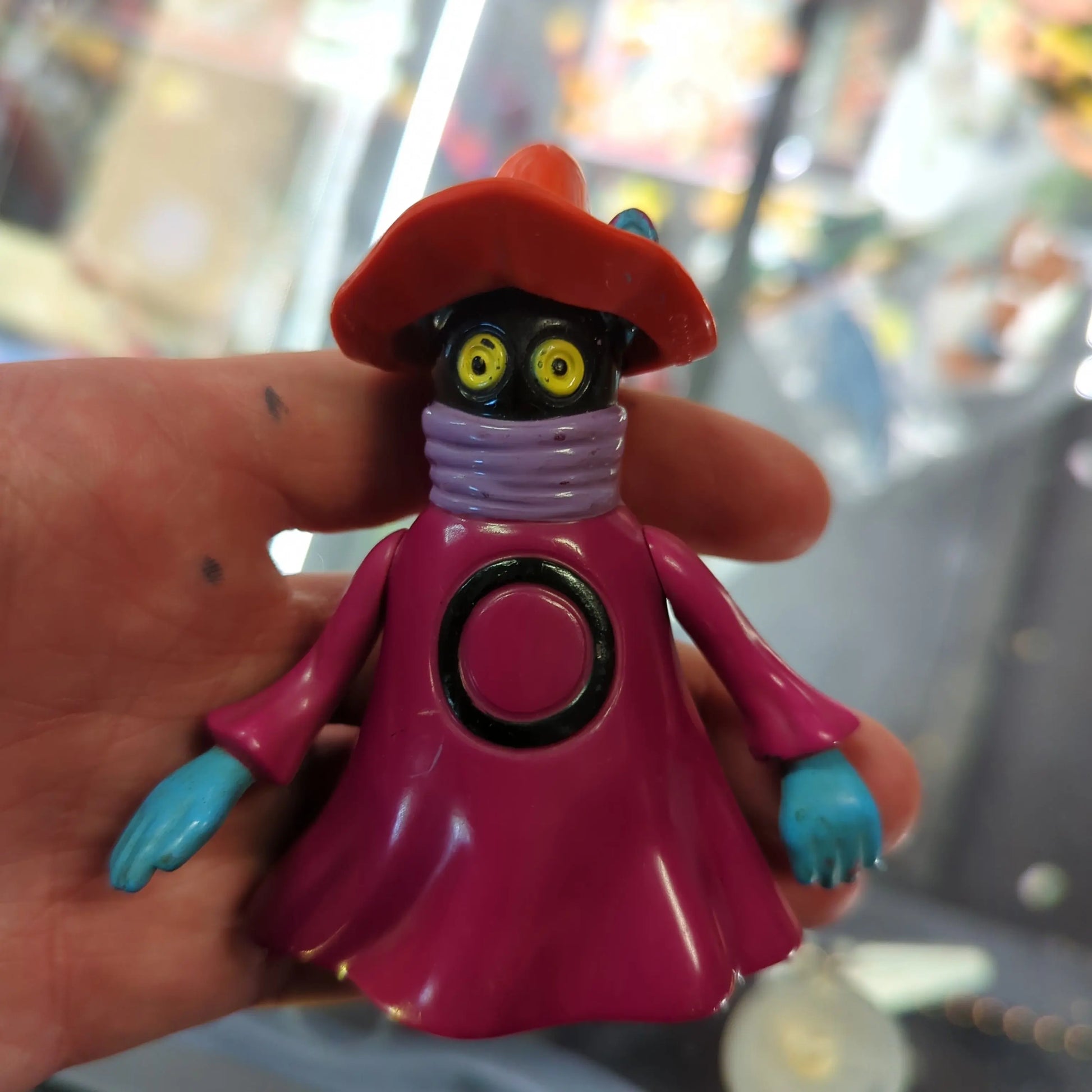 MASTERS OF THE UNIVERSE FILMATION ORKO 1983 MOTU ACTION FIGURE FRENLY BRICKS - Open 7 Days