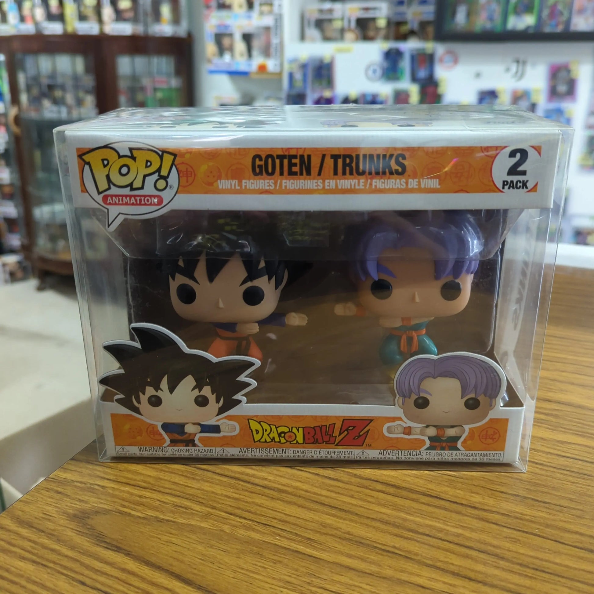 Funko Pop Vinyl Goten / Trunks 2-pack Dragon Ball Z  Pop! + Pop protector FRENLY BRICKS - Open 7 Days