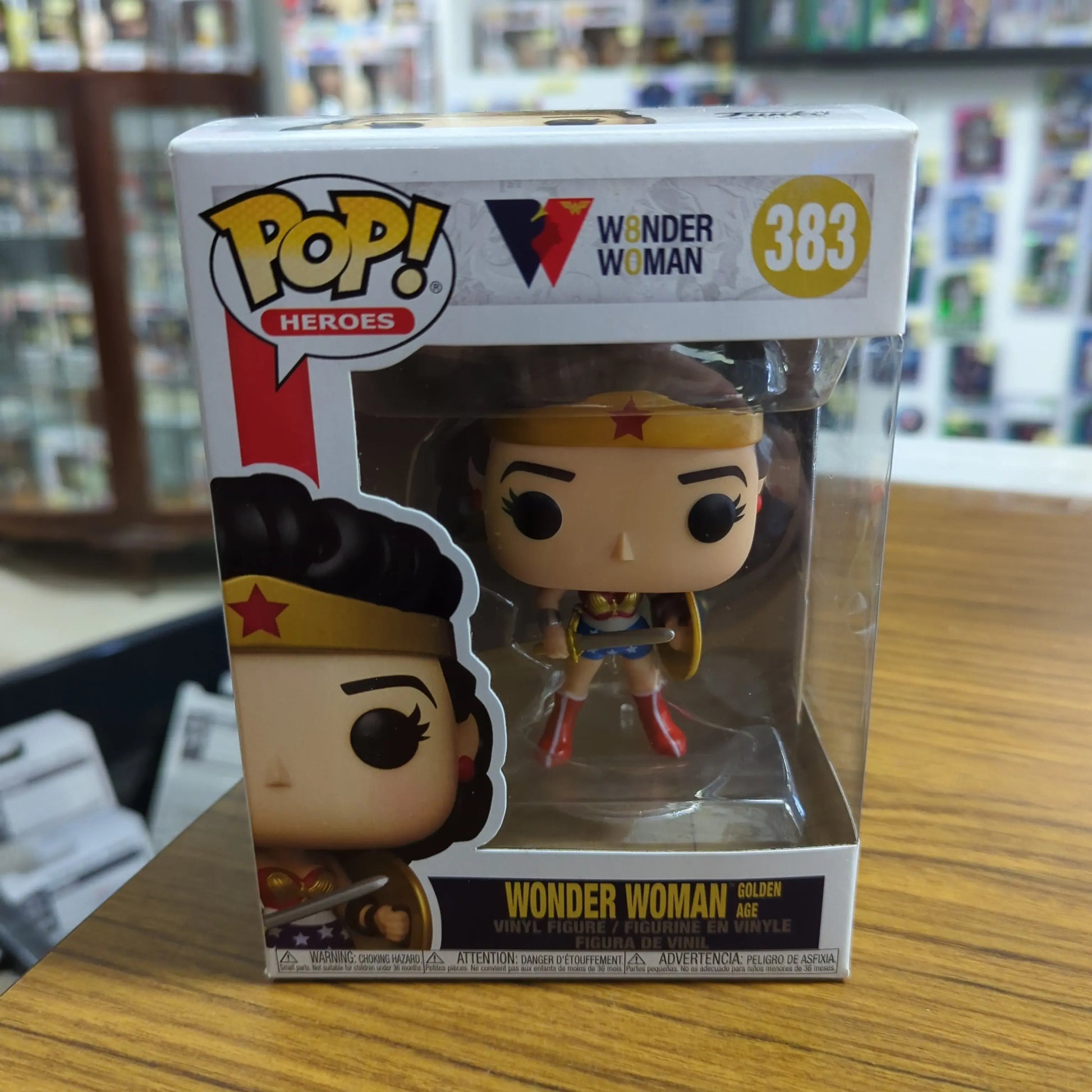 Wonder Woman - Classic 1950s 80th Anniversary Pop! Vinyl #383 FRENLY BRICKS - Open 7 Days