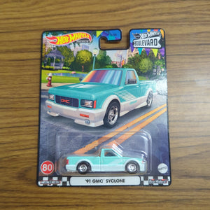 Hot Wheels Boulevard Premium '91 GMC Syclone Ute FRENLY BRICKS - Open 7 Days