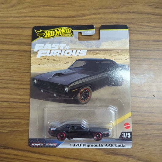 Hot Wheels Premium - 2024 Fast & Furious - 1970 Plymouth AAR Cuda FRENLY BRICKS - Open 7 Days