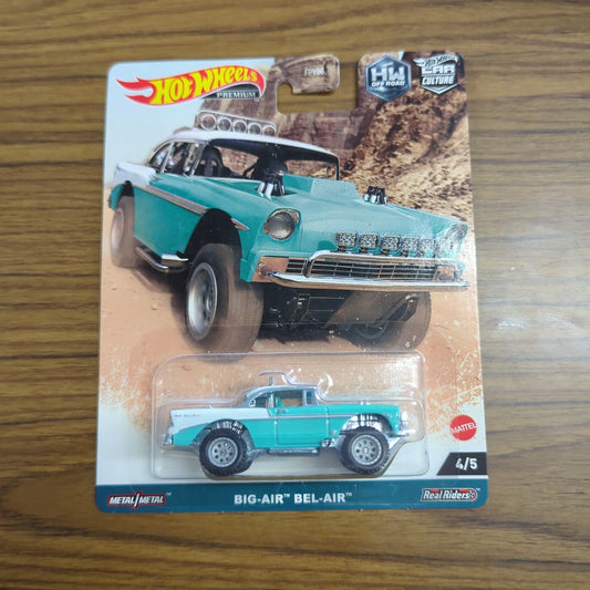 Hot Wheels Car Culture HW Off-Road Big-Air Bel Air #4/5 Real Riders K93 FRENLY BRICKS - Open 7 Days