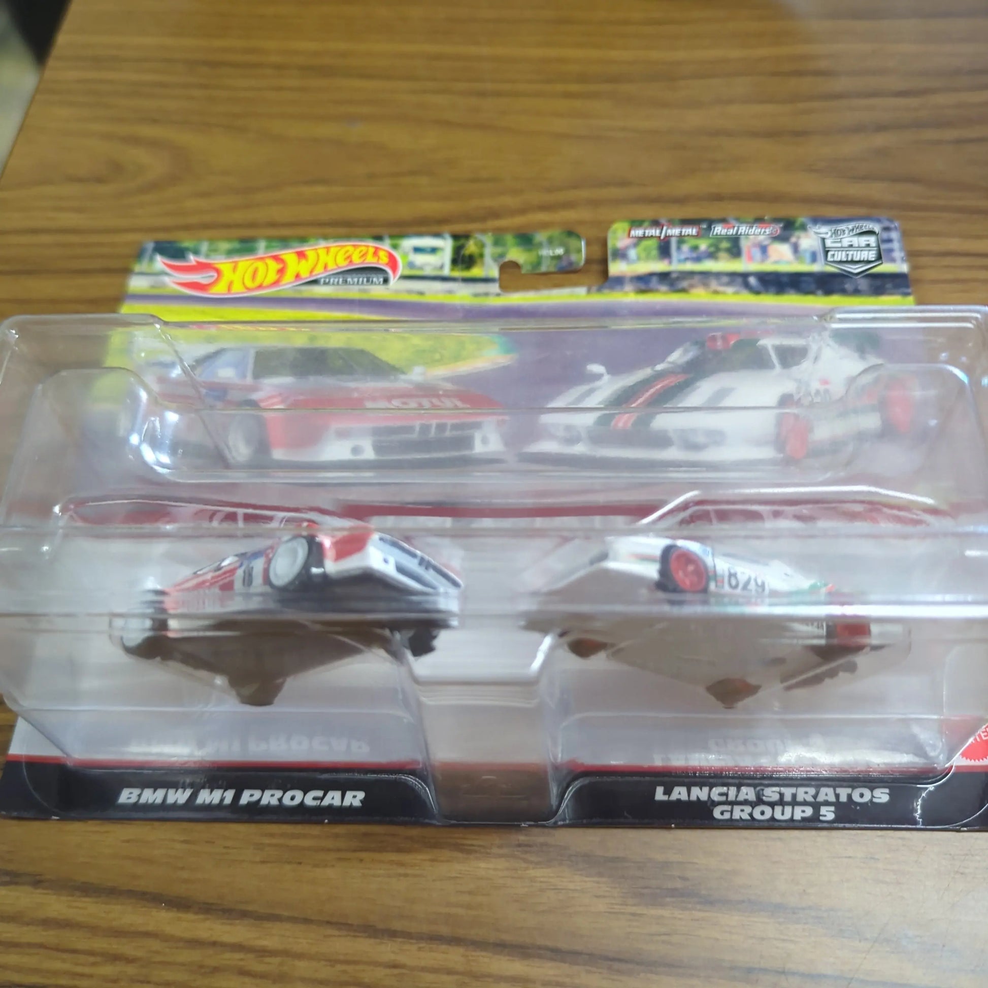 Hot Wheels Car Culture BMW M1 Procar + Lancia Stratos Group 5 (2022) Real Riders FRENLY BRICKS - Open 7 Days