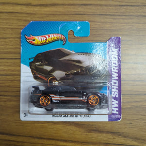 Hot Wheels - Metallic Black Nissan Skyline GT-R BNR34 GTR R34 HW Showroom SHORT CARD FRENLY BRICKS - Open 7 Days