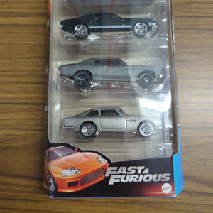 Hot Wheels Fast & Furious 5 Car Set 94 Supra , Dom's 70 Dodge FRENLY BRICKS - Open 7 Days