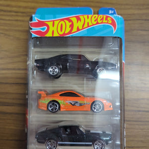 Hot Wheels Fast & Furious 5 Car Set 94 Supra , Dom's 70 Dodge FRENLY BRICKS - Open 7 Days