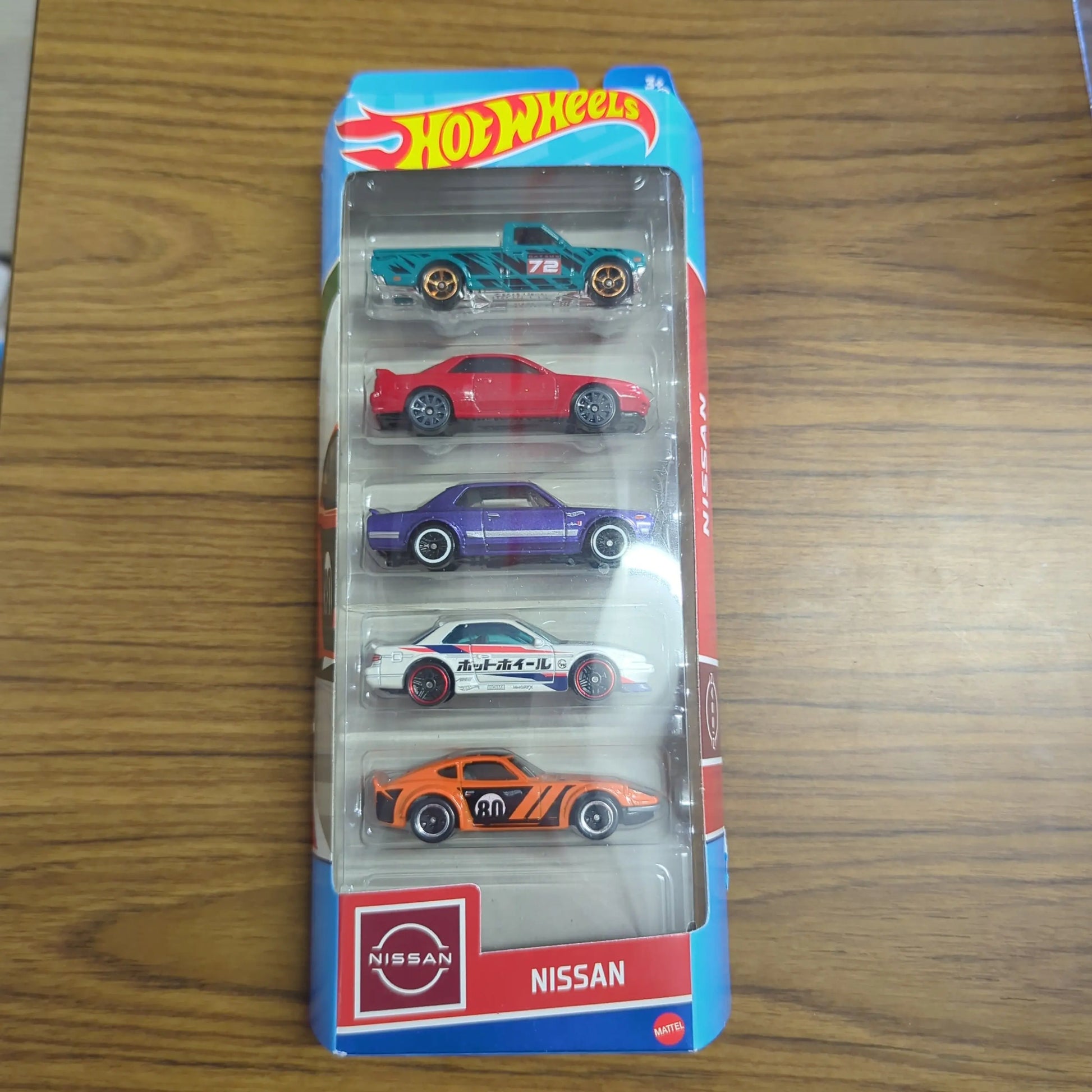 Hot Wheels - 5 Pack - Nissan - Datsun 620 Nissan Fairlady Z Silvia Skyline FRENLY BRICKS - Open 7 Days