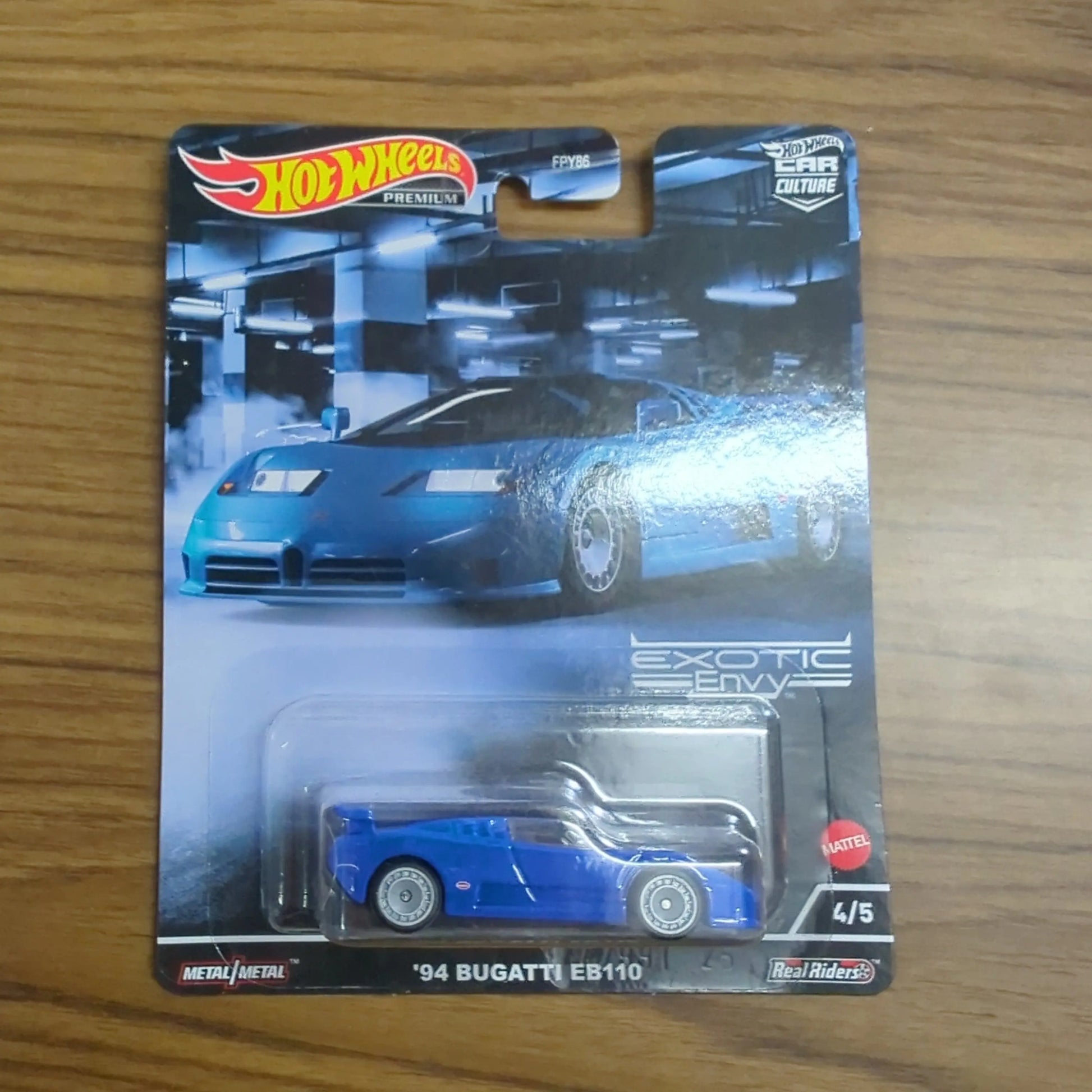 Hot Wheels Premium Car Culture Exotic Envy '94 Bugatti EB110 FRENLY BRICKS - Open 7 Days