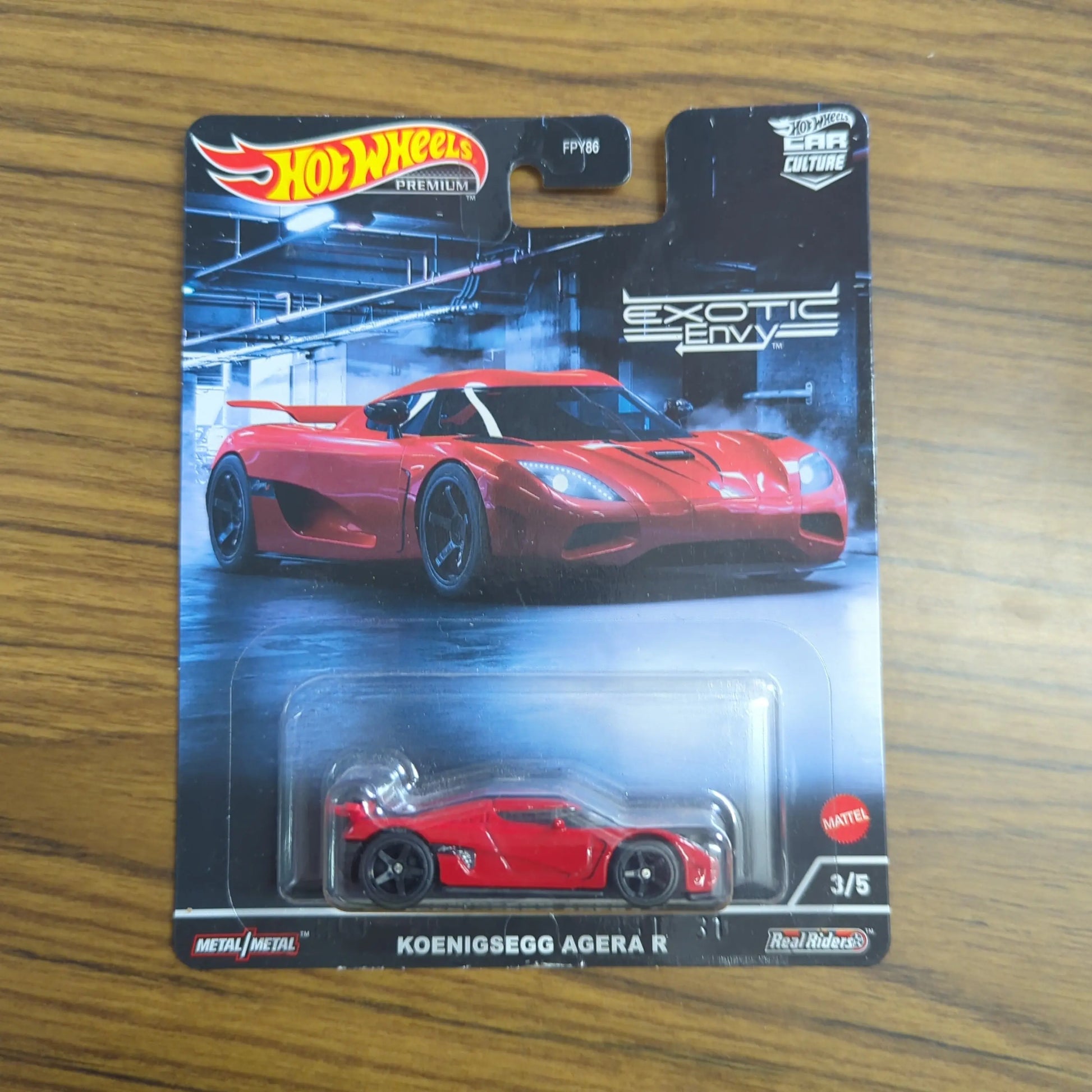 Hot Wheels Exotic Envy Koenigsegg Agera R Red 3/5 FNQ Hotwheels F630 FRENLY BRICKS - Open 7 Days