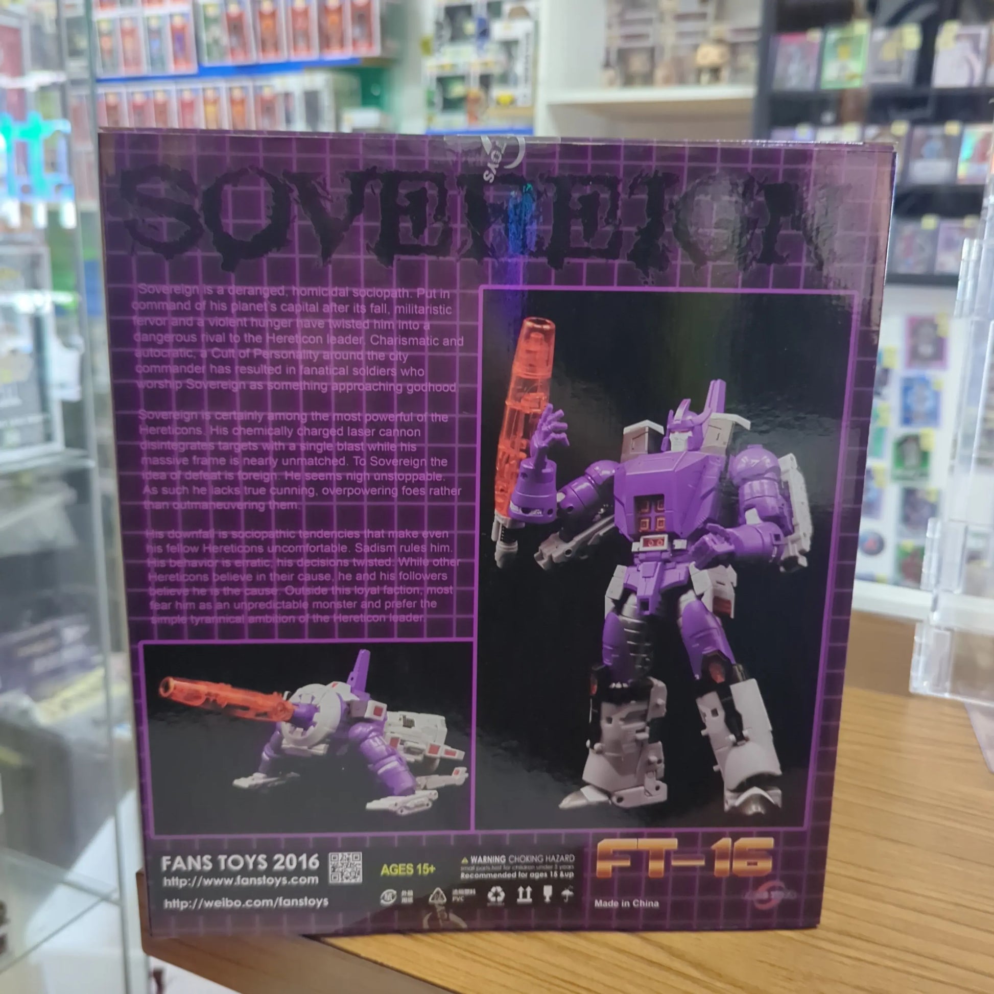 Fans toys FT-16 FT16 Galvatron FRENLY BRICKS - Open 7 Days