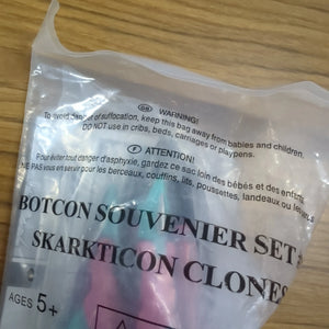 BOTCON SOUVENIER SET #3 SKARKTICON CLONES FRENLY BRICKS - Open 7 Days