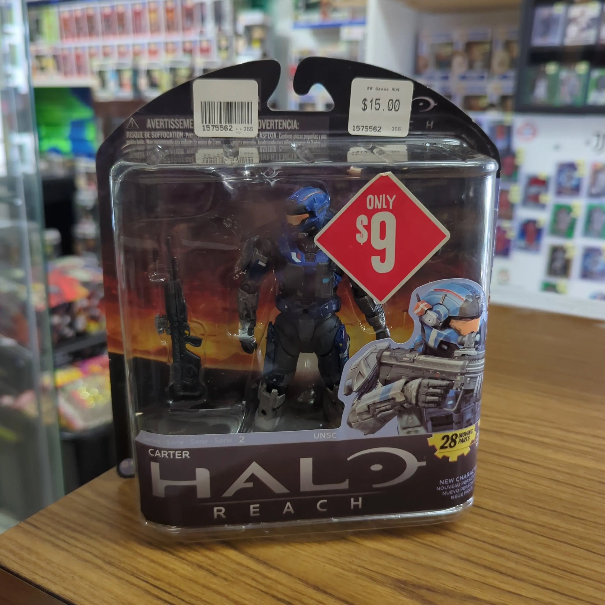 McFarlane Halo Reach UNSC CARTER Series 2 Brand New Action Figure FRENLY BRICKS - Open 7 Days