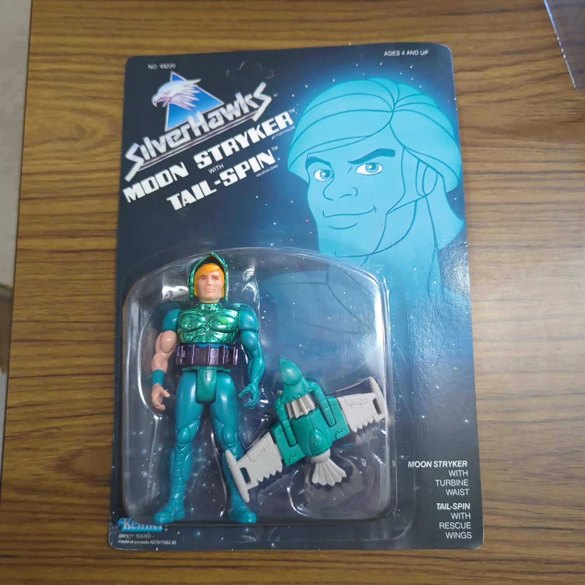 Moon Stryker With Tail-Spin MOSC NEW Silverhawks 1986 Kenner Figure Striker MOC FRENLY BRICKS - Open 7 Days