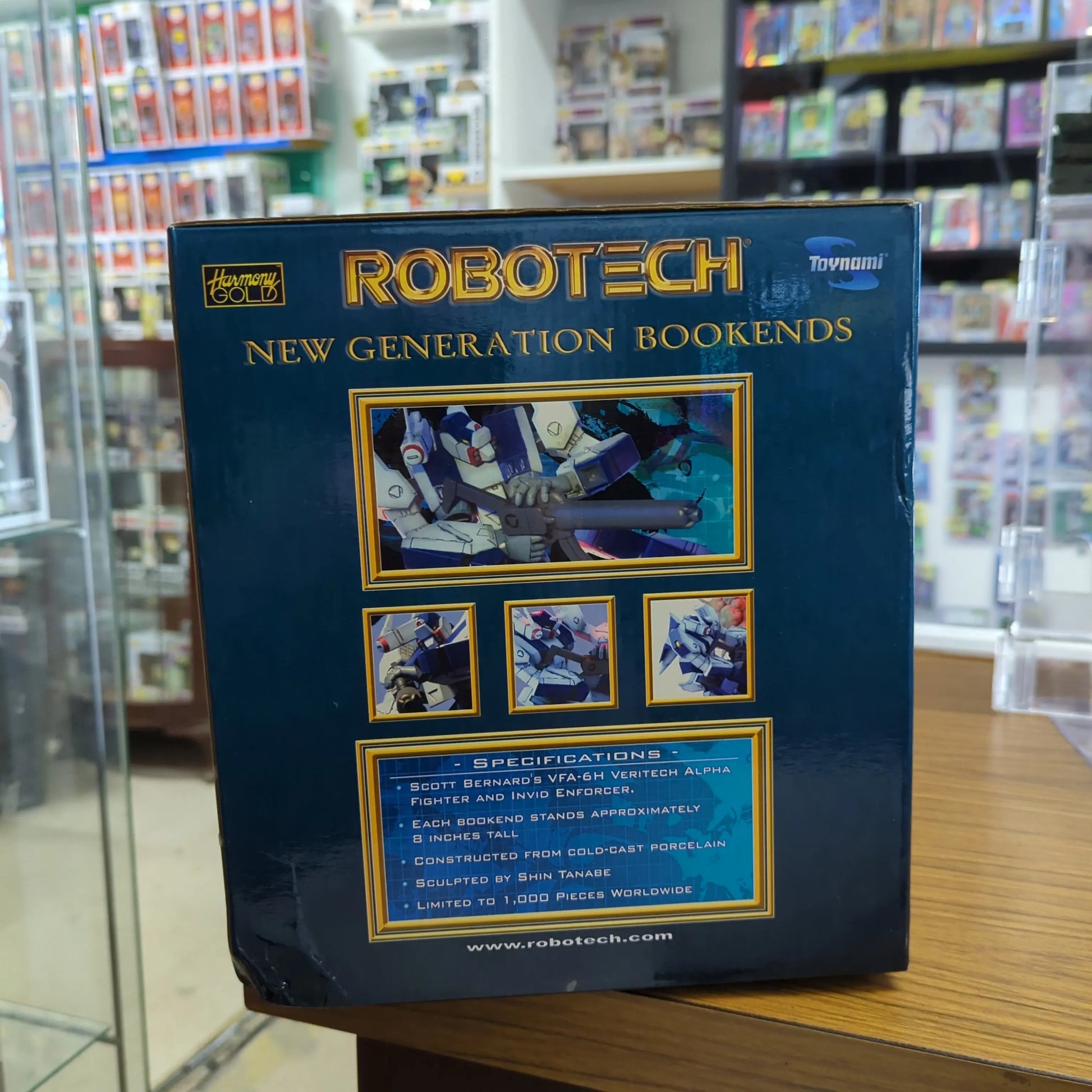 Toynami ROBOTECH The Masterpiece Collection NEW GENERATION  Bookends FRENLY BRICKS - Open 7 Days