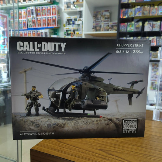 Mega Bloks Construx Call of Duty Chopper Strike 06816 Combat Battle Helicopter FRENLY BRICKS - Open 7 Days