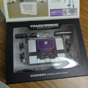 Transformers Music Label Soundwave Playing Audio Player Takara TOMY Blaster FRENLY BRICKS - Open 7 Days