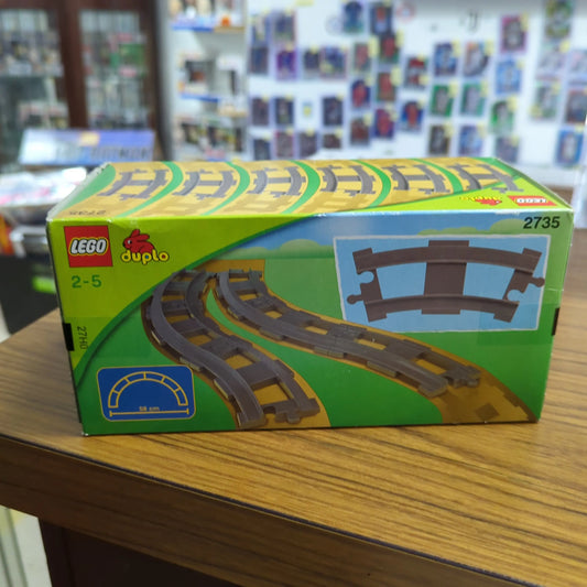 LEGO DUPLO: Curved Track (Curved Rails) (2735) FRENLY BRICKS - Open 7 Days