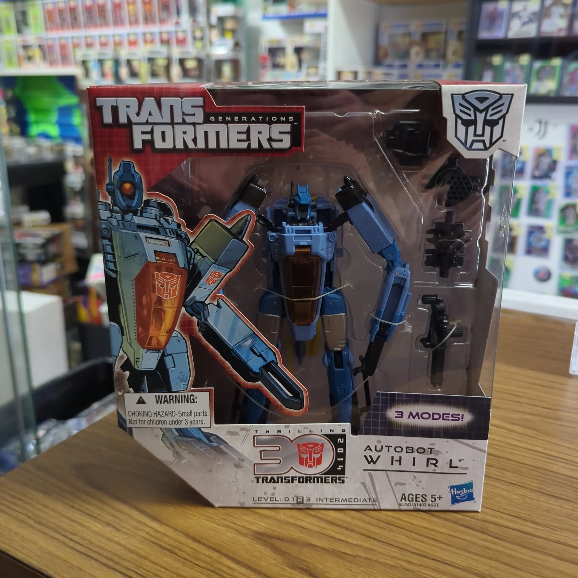 Transformers Generations WHIRL 2014 Thrilling 30 30th Anniversary Voyager Figure FRENLY BRICKS - Open 7 Days