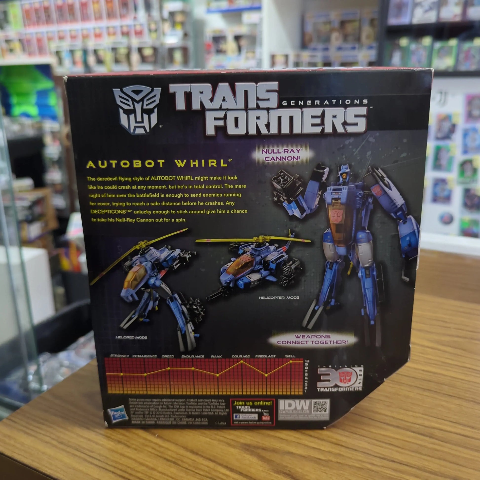 Transformers Generations WHIRL 2014 Thrilling 30 30th Anniversary Voyager Figure FRENLY BRICKS - Open 7 Days