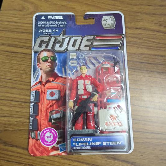 Edwin "Lifeline" Steen - G.I. JOE - (2011) - Hasbro Action Figure, NEW FRENLY BRICKS - Open 7 Days