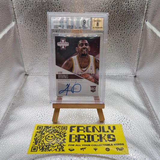 2012-2013 Innovation Rookie Autograph #18 Kyrie Irving BGS 9 AUTO 8 FRENLY BRICKS - Open 7 Days