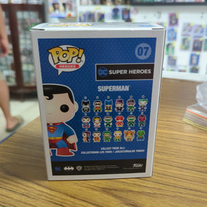 DC Universe SUPERMAN POP! HEROES Vinyl by Funko 07 DC SUPERHEROES FRENLY BRICKS - Open 7 Days