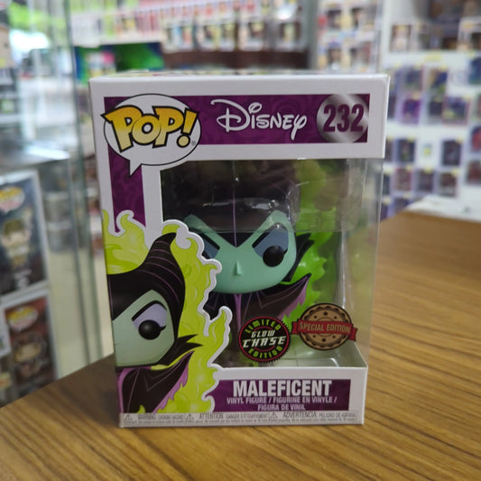 Maleficent (GLOW CHASE) 232 ~ Disney: Sleeping Beauty ~ Funko Pop Vinyl FRENLY BRICKS - Open 7 Days