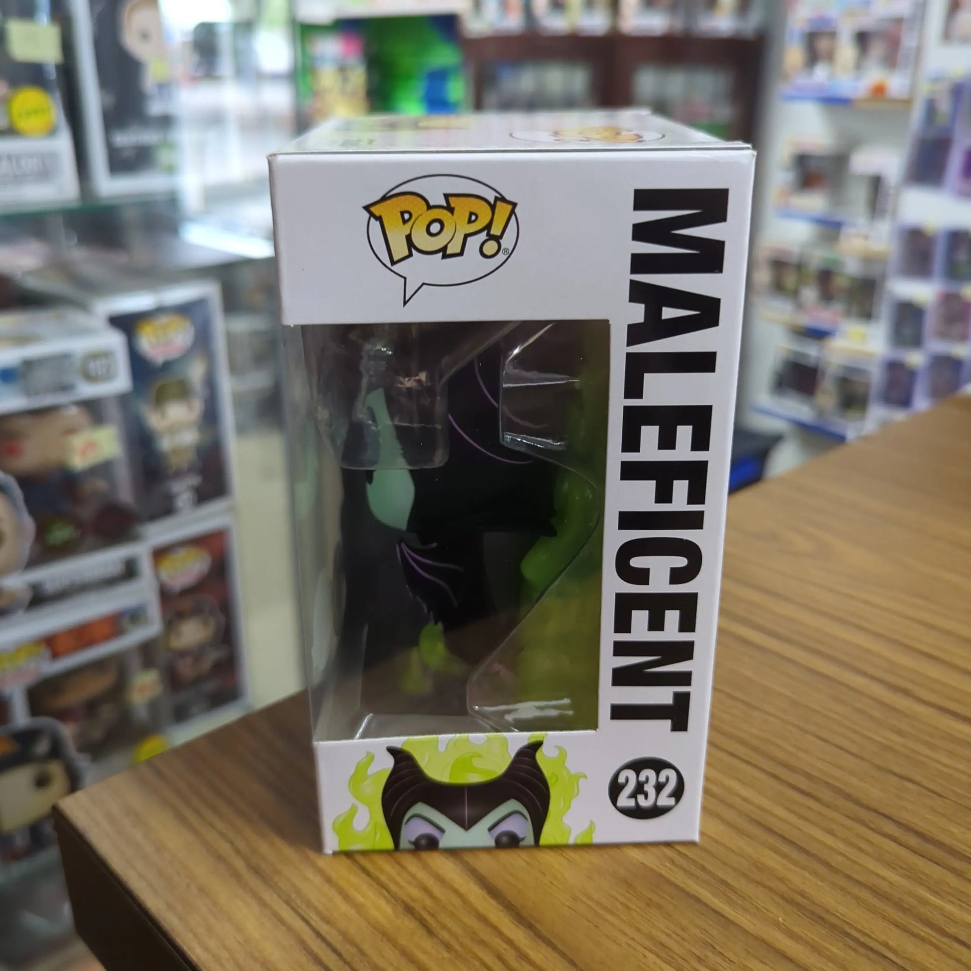 Maleficent (GLOW CHASE) 232 ~ Disney: Sleeping Beauty ~ Funko Pop Vinyl FRENLY BRICKS - Open 7 Days