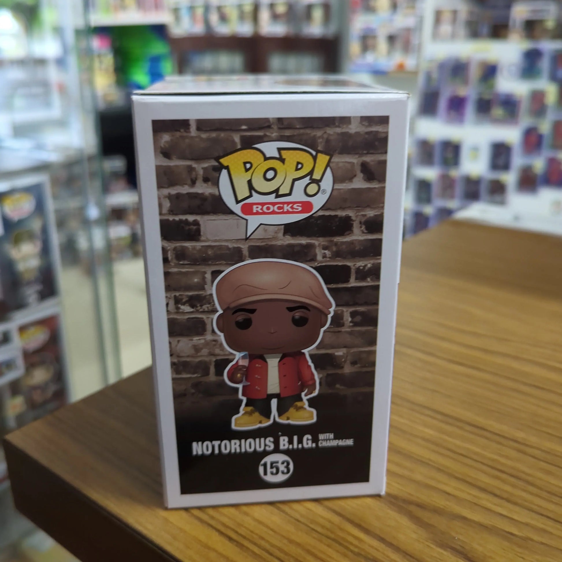 Funko Pop Notorious B.I.G. with Champagne (Platinum) Limited to 5000 Pieces #153 FRENLY BRICKS - Open 7 Days