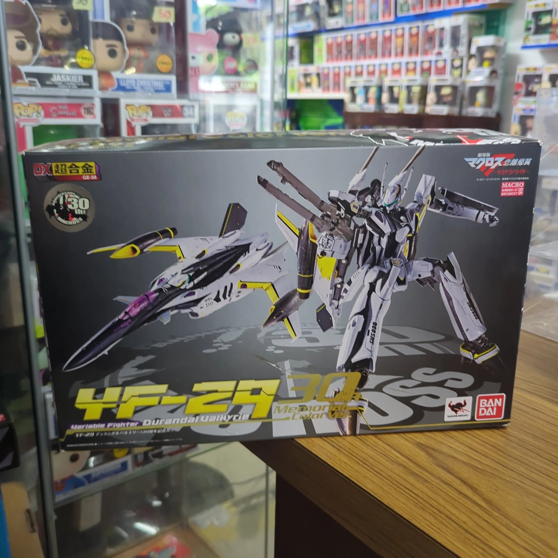 Bandai DX Chogokin Macross Frontier YF-29 Durandal Valkyrie 30th Anniversary Ver FRENLY BRICKS - Open 7 Days