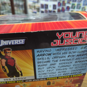 DC Universe Young Justice Series:  Red Arrow + 5 Weapons & Diorama (NIP) FRENLY BRICKS - Open 7 Days