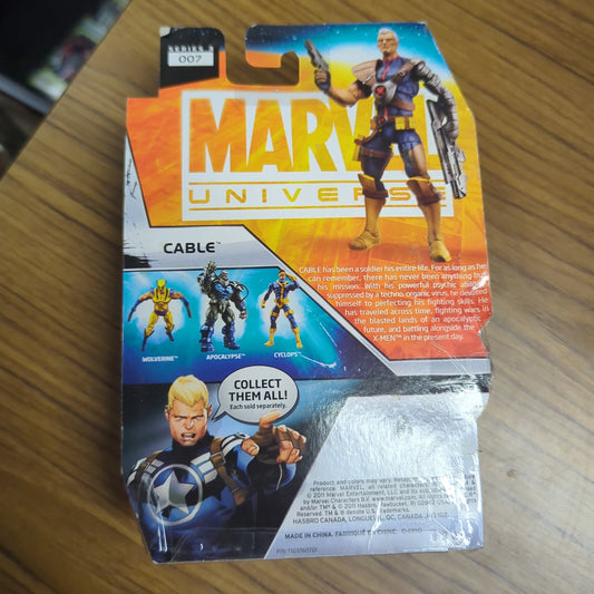 Marvel Universe Series 3 #007 CABLE Action Figure NIP FRENLY BRICKS - Open 7 Days