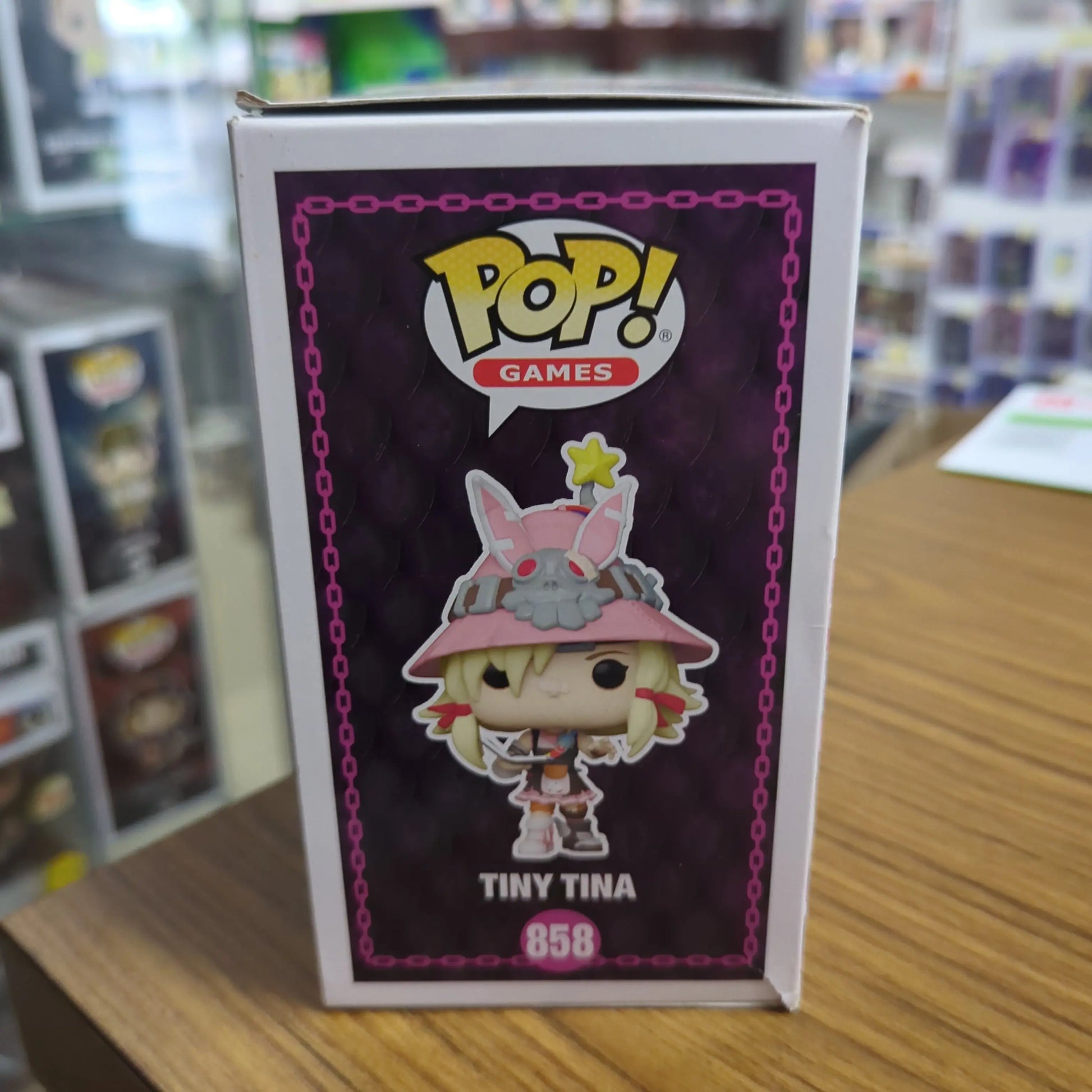 Borderlands: Tiny Tina's Wonderland - Tiny Tina Pop! Vinyl Figure #858 FRENLY BRICKS - Open 7 Days