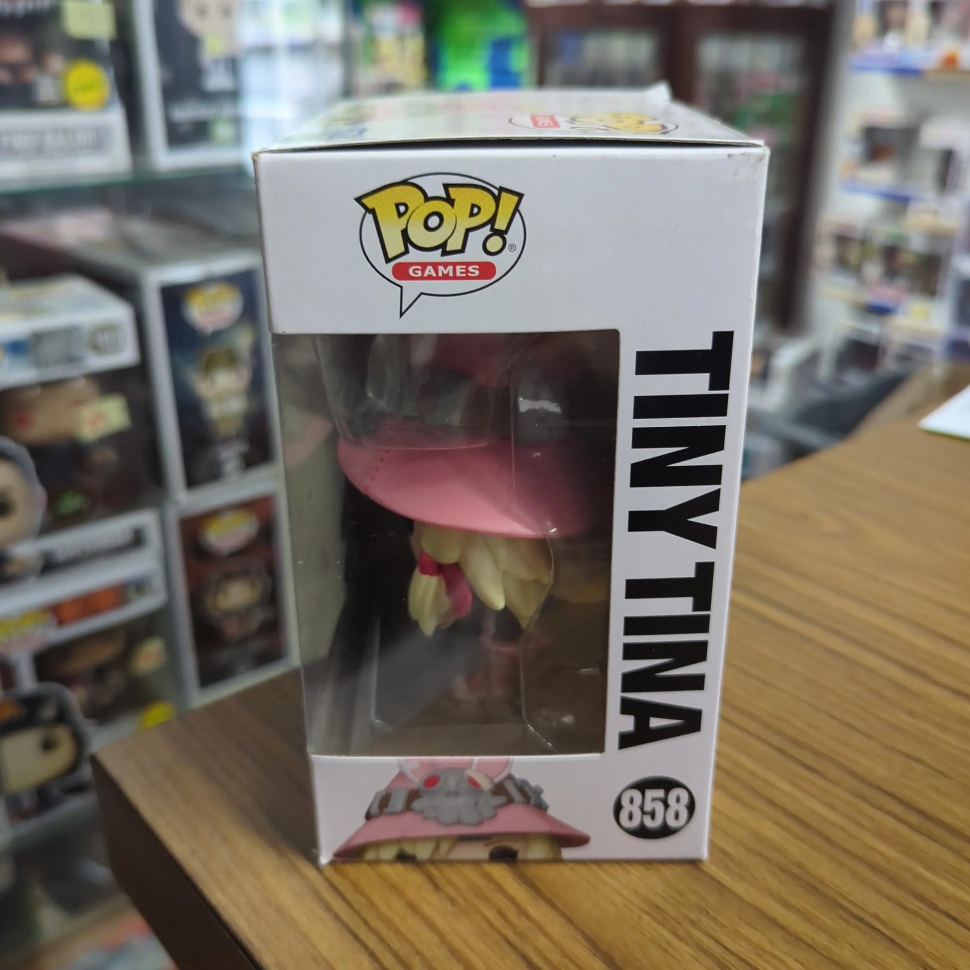 Borderlands: Tiny Tina's Wonderland - Tiny Tina Pop! Vinyl Figure #858 FRENLY BRICKS - Open 7 Days