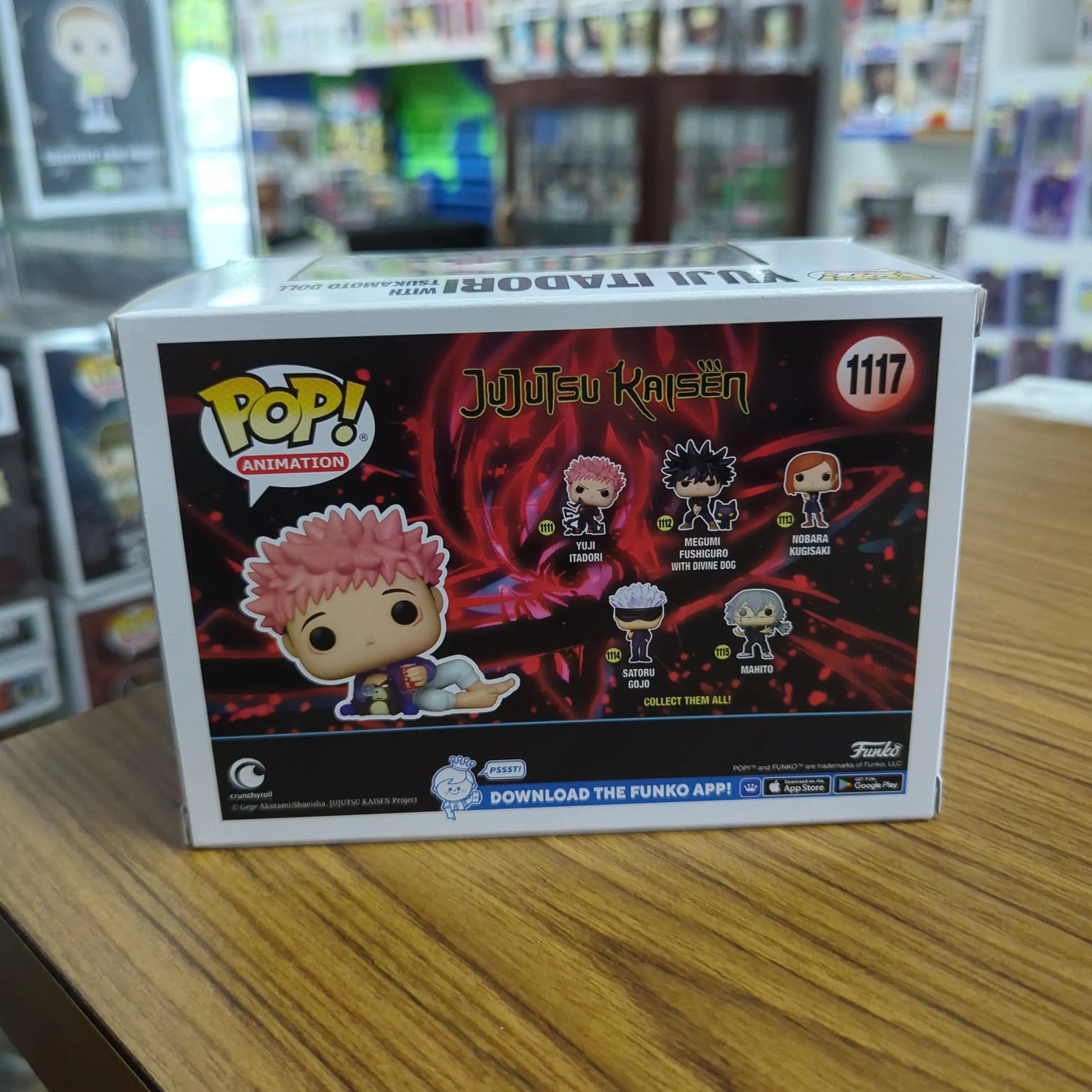 Funko Pop Jujutsu Kaisen Yuji Itadori With Tsukamoto Doll #1117 FRENLY BRICKS - Open 7 Days