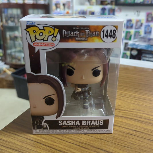 Attack on Titan Sasha Braus Pop! Vinyl Figure #1448 FRENLY BRICKS - Open 7 Days