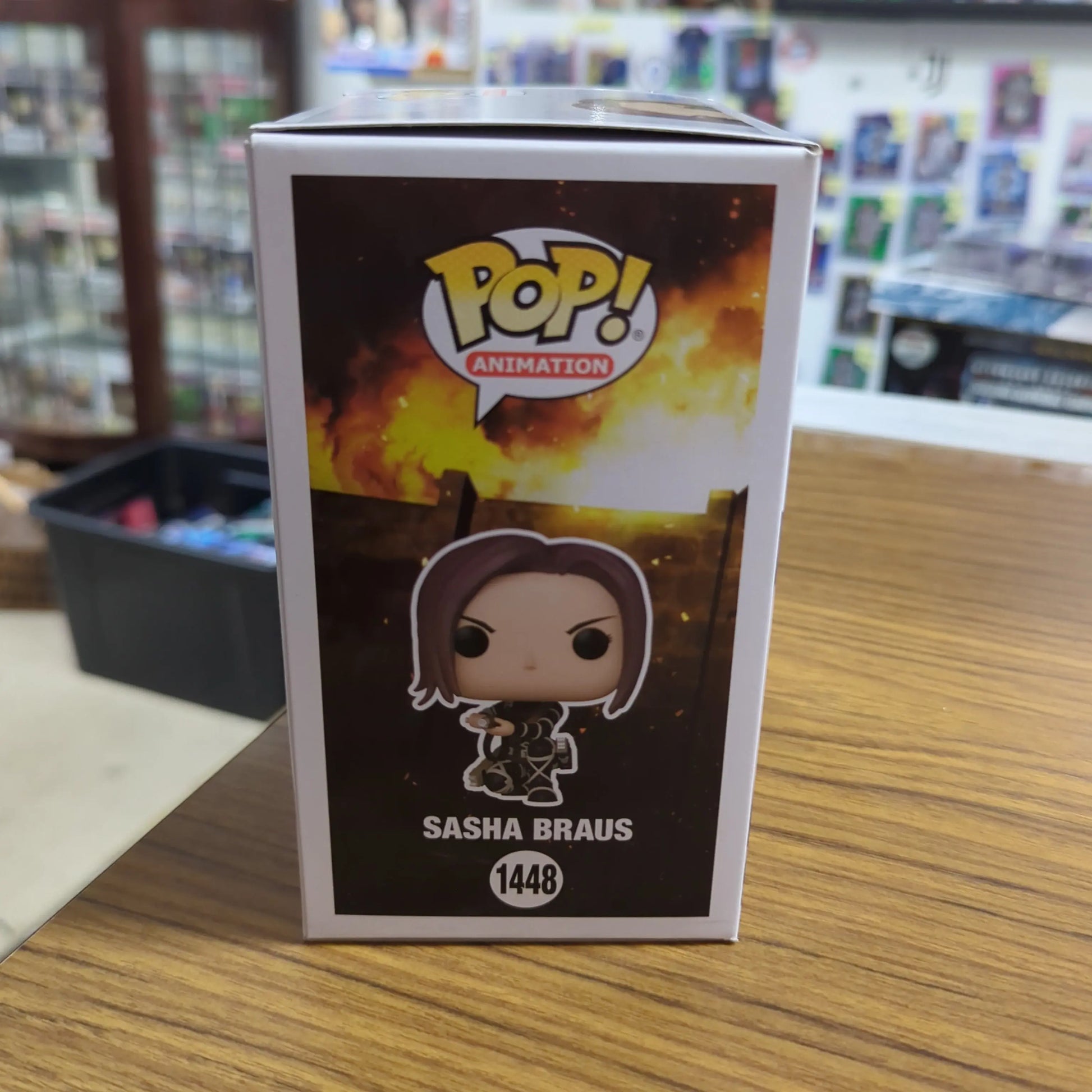 Attack on Titan Sasha Braus Pop! Vinyl Figure #1448 FRENLY BRICKS - Open 7 Days