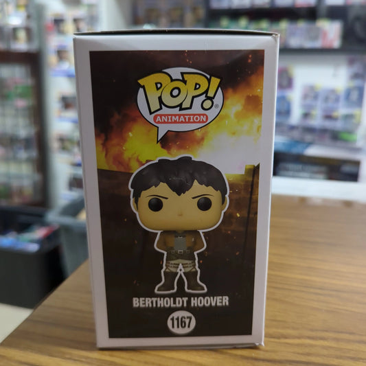 Funko Pop Bertholdt Hoover 1167 Attack On Titan Vinyl Figure FRENLY BRICKS - Open 7 Days