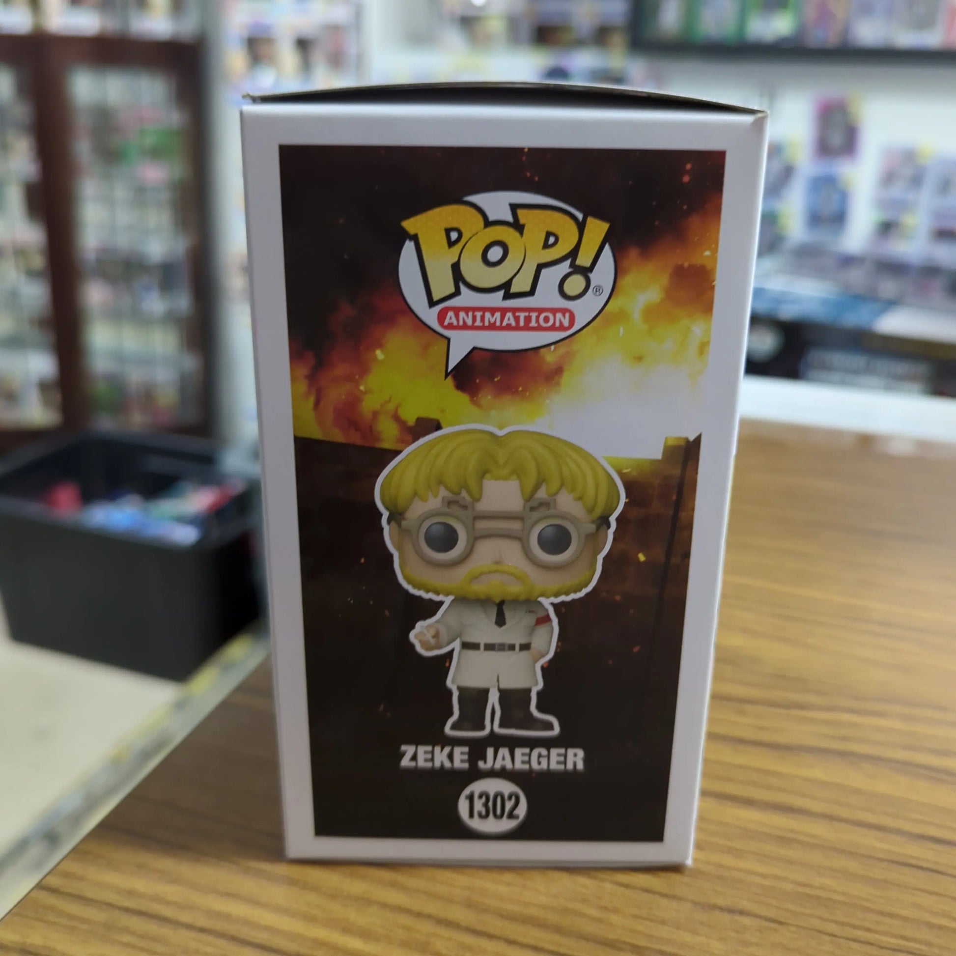 Animation Funko Pop - Zeke Jaeger - Attack on Titan - No. 1302 FRENLY BRICKS - Open 7 Days