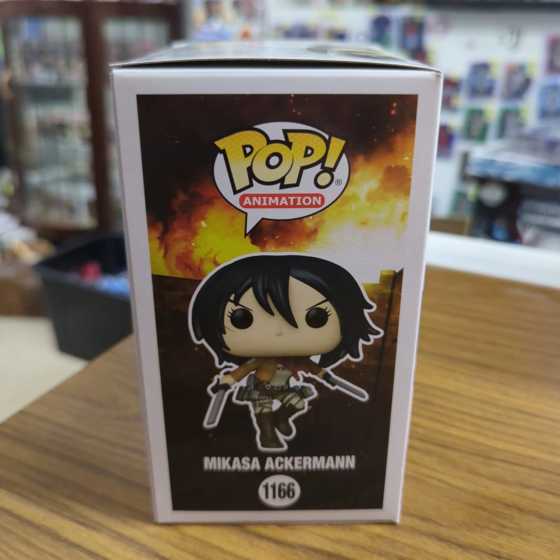 Attack on Titan - Mikasa Ackerman Pop! Vinyl Figure #1166 FRENLY BRICKS - Open 7 Days