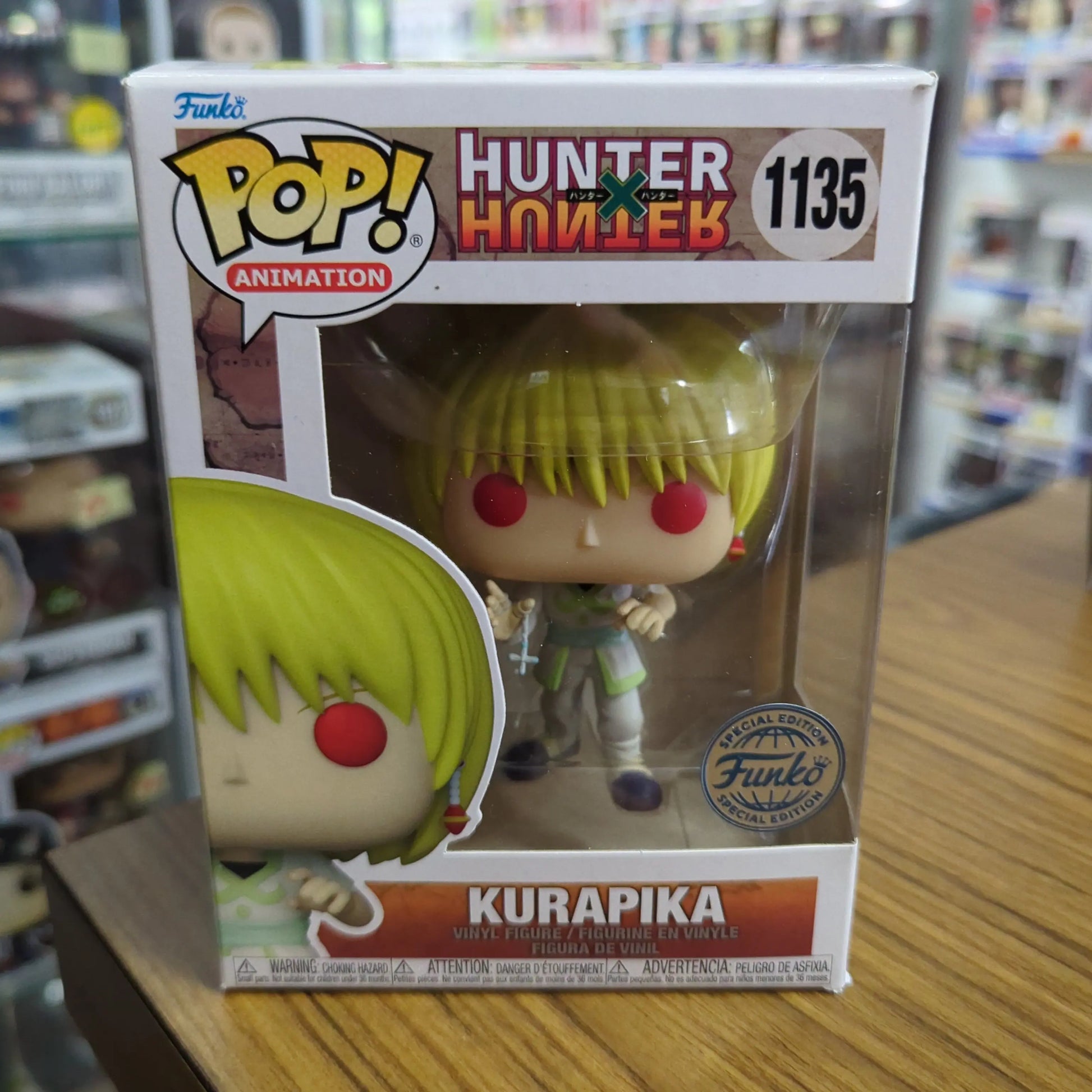 Hunter X Hunter - Kurapika (Red Eyes) #1135 Pop! Vinyl Figure FRENLY BRICKS - Open 7 Days